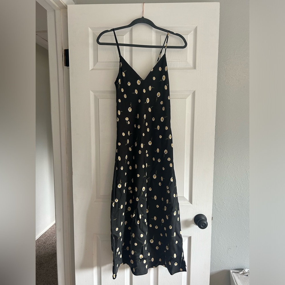 Rag & Bone Black Flower Dress